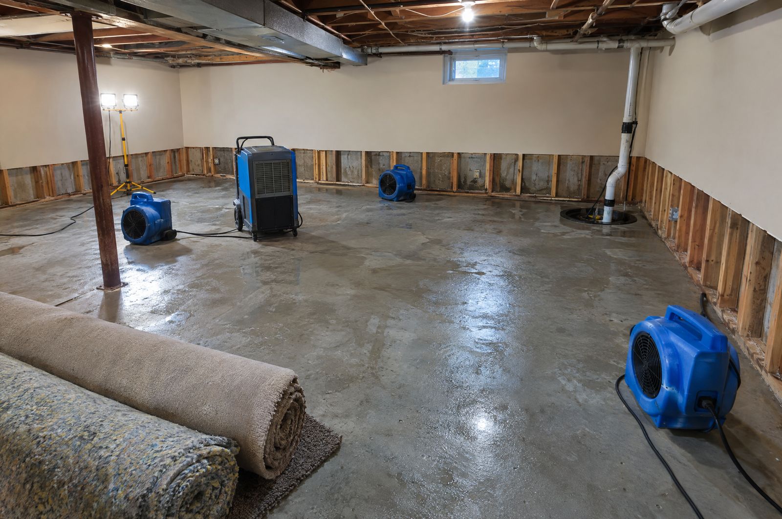 Flooded Basement Cleanup by ONIT Solutions